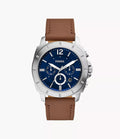 Reloj Fossil Privateer Hombre Correa Cuero Azul - Reloj original en Guatemala