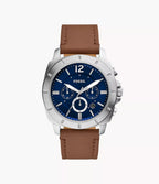Reloj Fossil Privateer Hombre Correa Cuero Azul - Reloj original en Guatemala