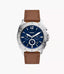 BQ2819 Reloj Fossil Privateer Hombre Correa Cuero Azul