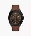 BQ2820 Reloj Fossil Privateer Hombre Acero Negro Cuero