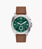 BQ2821 Reloj Fossil Privateer Hombre Cuero Esfera Verde
