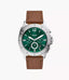 BQ2821 Reloj Fossil Privateer Hombre Cuero Esfera Verde