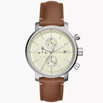 BQ2850 Reloj Fossil Rhett Hombre Cuero Marrón
