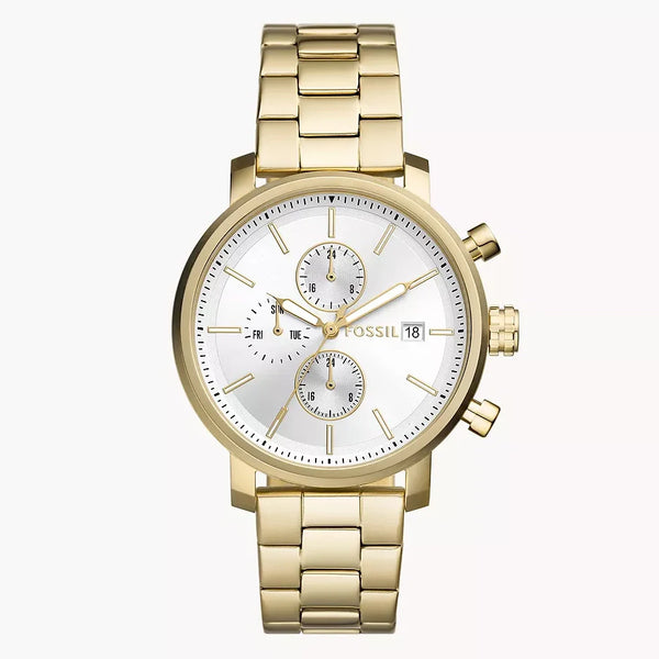 DE Reloj Fossil Rhett Hombre Metal Dorado - Reloj original en Guatemala