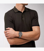 Reloj Fossil Sullivan Hombre Acero Gunmetal - Detalle de esfera