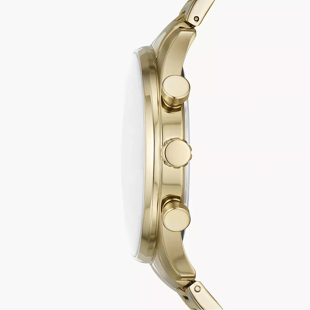 DE Reloj Fossil Sullivan Hombre Acero Dorado - Vista lateral