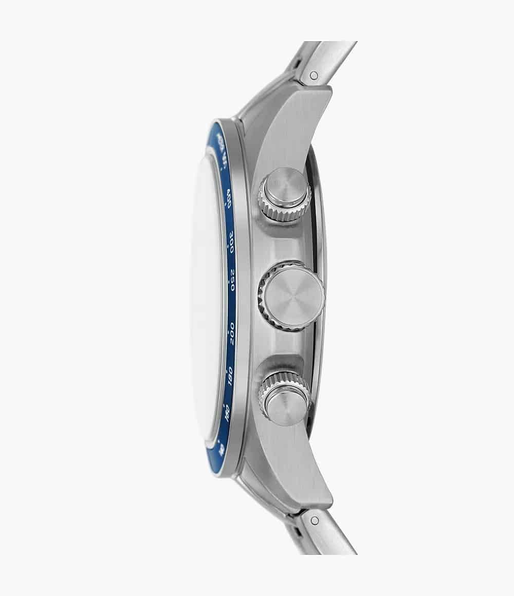 Reloj Fossil Autocross Hombre Correa de Acero Azul - Vista trasera