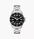 Reloj Fossil Dalton Hombre Acero Inoxidable Esfera Negra - Reloj original en Guatemala