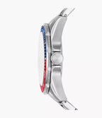 Reloj Fossil Dalton Hombre Acero Bisel Bicolor Esfera - Vista lateral