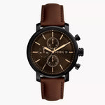 BQ2894-DE Reloj Fossil Rhett Hombre Correa Cuero Marrón