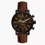 BQ2894-DE Reloj Fossil Rhett Hombre Correa Cuero Marrón