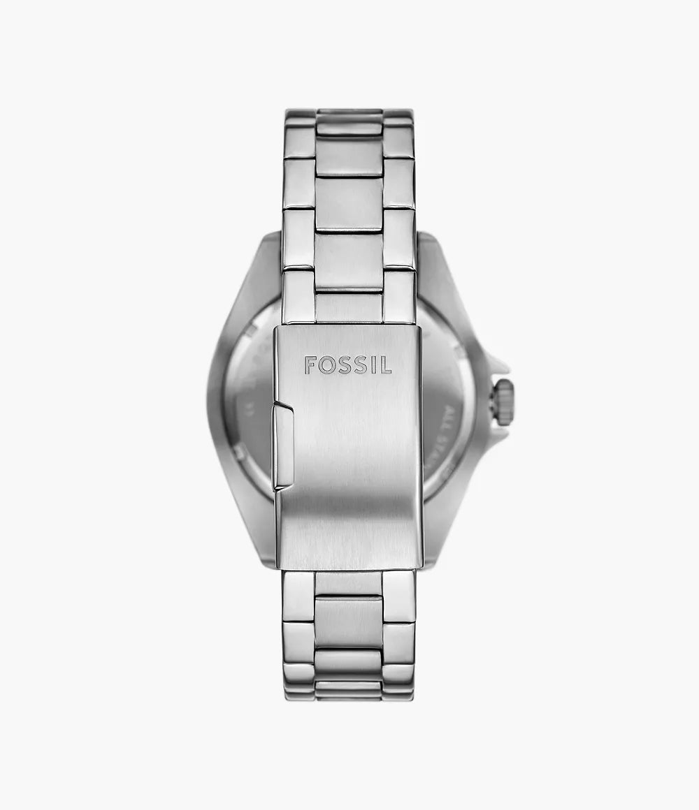 Reloj Fossil Dalton Hombre Pulsera Acero Bisel - Detalle de esfera