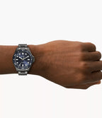 DE Reloj Fossil Dalton Hombre Acero Gunmetal Esfera - Vista trasera