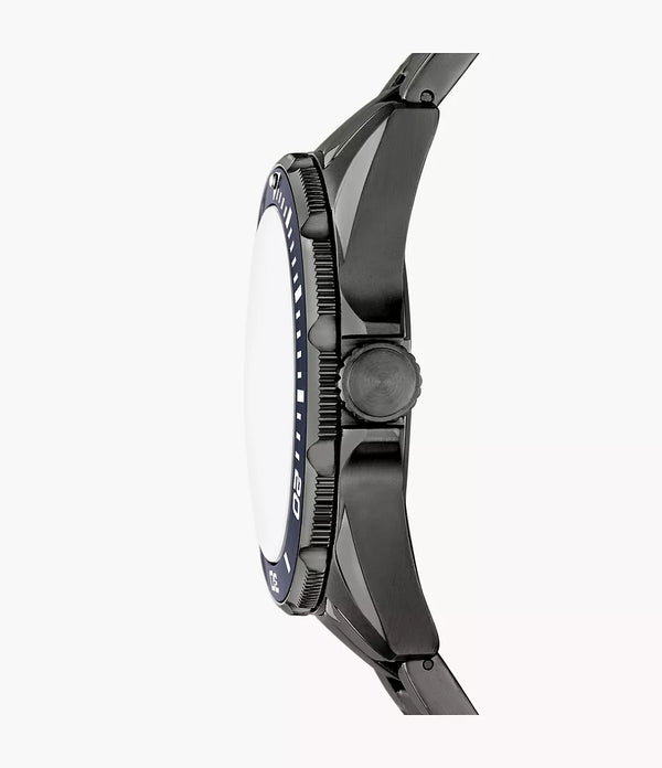 DE Reloj Fossil Dalton Hombre Acero Gunmetal Esfera - Vista lateral