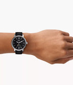 Reloj Fossil Rhett Hombre Correa Cuero Negro - Vista 5