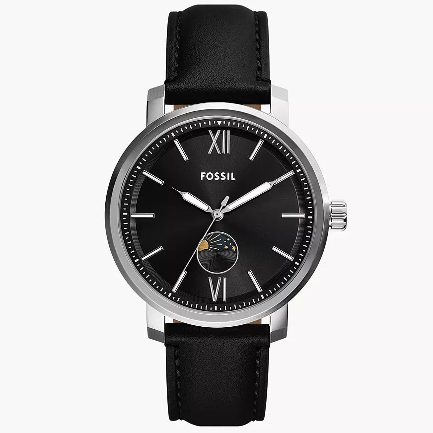 Reloj Fossil Rhett Hombre Correa Cuero Negro - Reloj original en Guatemala