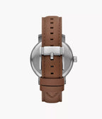 Reloj Fossil Rhett Hombre Correa Cuero Esfera - Vista trasera