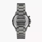 Reloj Fossil Bannon Cronógrafo Hombre Acero Gunmetal - Vista lateral