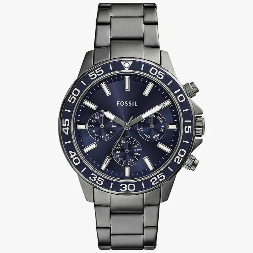 Reloj Fossil Bannon Cronógrafo Hombre Acero Gunmetal - Reloj original en Guatemala