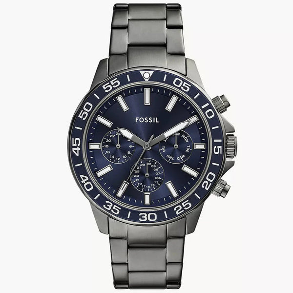 Reloj Fossil Bannon Cronógrafo Hombre Acero Gunmetal - Reloj original en Guatemala
