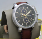 BQ2932 Reloj Rhett de hombre pulsera de cuero