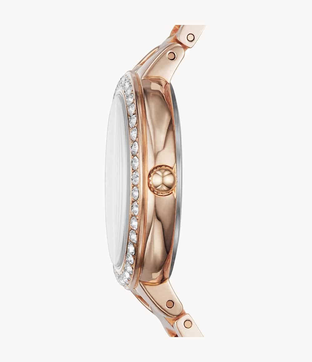 Reloj Fossil Karli Mujer Acero Tono Oro Rosado - Vista lateral