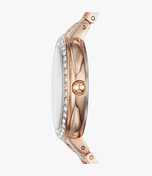 Reloj Fossil Karli Mujer Acero Tono Oro Rosado - Vista lateral