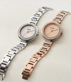 Reloj Fossil Karli Mujer Acero Tono Oro Rosado - Detalle de esfera