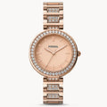 Reloj Fossil Karli Mujer Acero Tono Oro Rosado - Reloj original en Guatemala