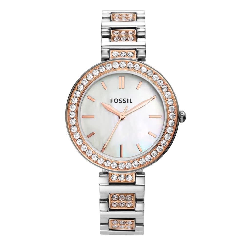 Reloj Fossil Karli Mujer Acero Rose Gold Cristales - Reloj original en Guatemala