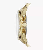 Reloj Fossil Modern Courier Mujer Acero Dorado - Detalle de esfera