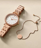 BQ3497 Reloj Tillie de dama banda de metal 36 mm