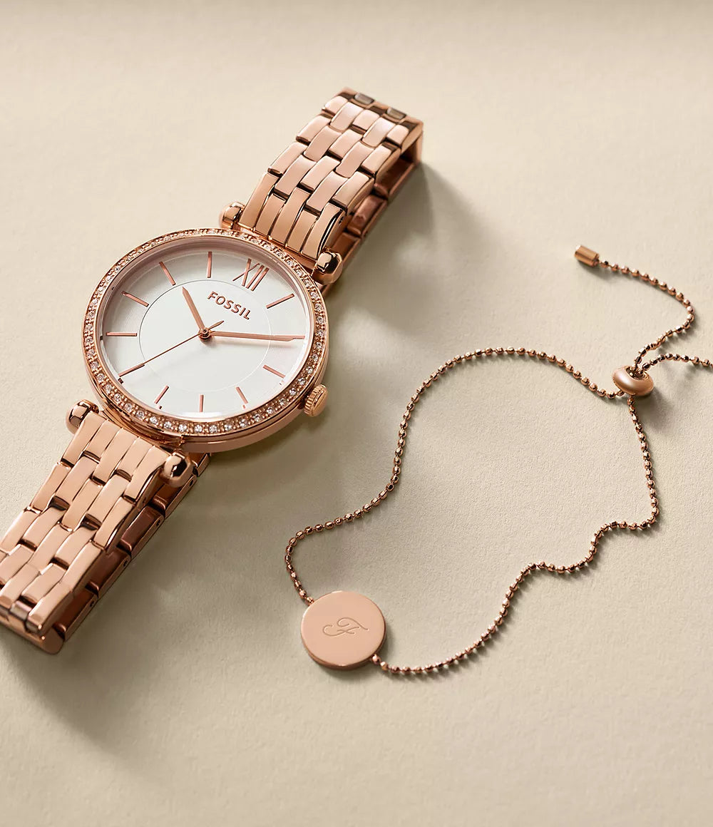 BQ3497 Reloj Tillie de dama banda de metal 36 mm