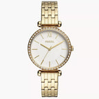 Reloj Fossil Tillie Mujer Metal Dorado Cristales - Reloj original en Guatemala