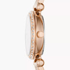 Reloj Fossil Tillie Mini Mujer Banda Metal Oro - Detalle de esfera