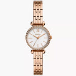 BQ3502 Reloj Fossil Tillie Mini Mujer Banda Metal Oro