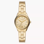 RYE-DE Reloj Fossil Rye Mujer Acero Dorado - Reloj original en Guatemala
