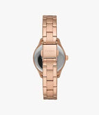 Reloj Fossil Rye Mujer Acero Rose Gold - Vista lateral