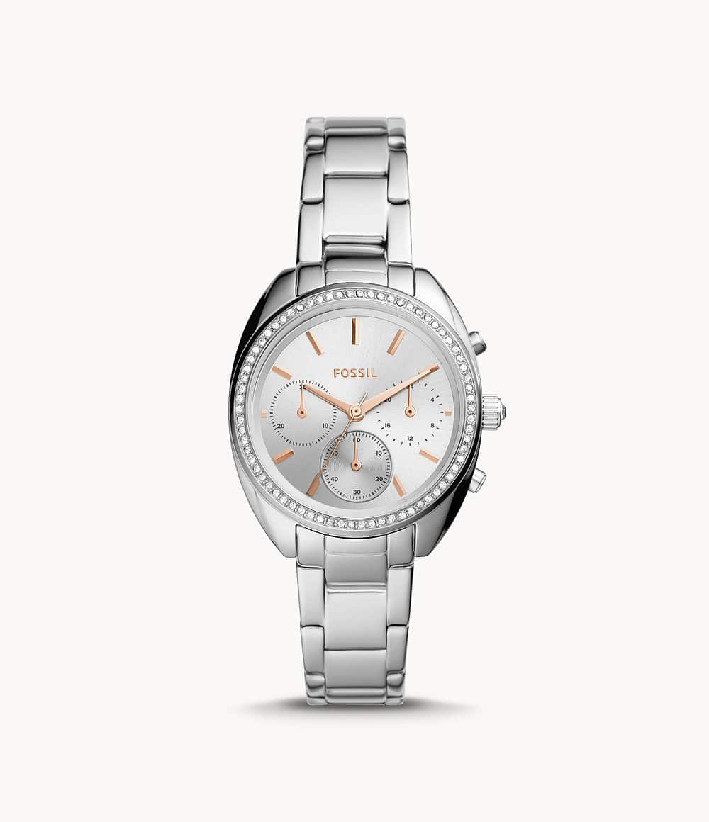 Reloj Fossil Vale Mujer Acero Inoxidable Plateado - Reloj original en Guatemala