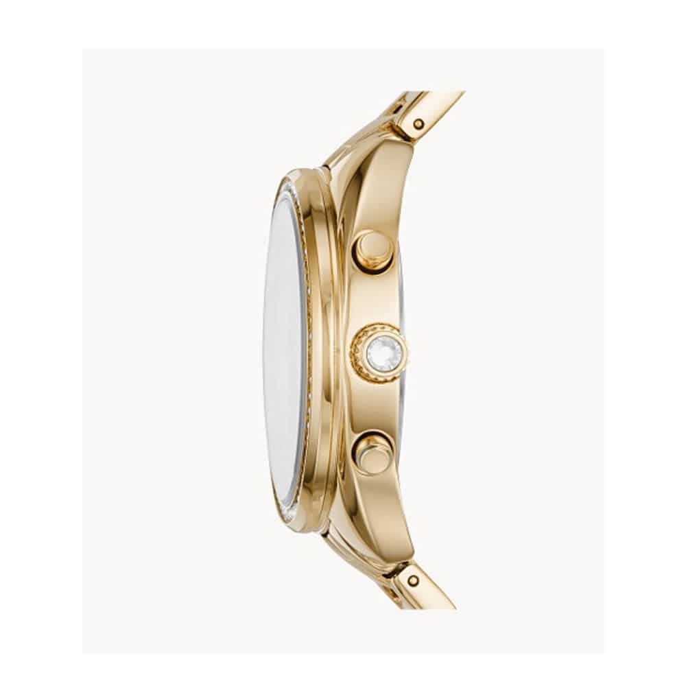Reloj Fossil Vale Mujer Acero Dorado - Vista lateral