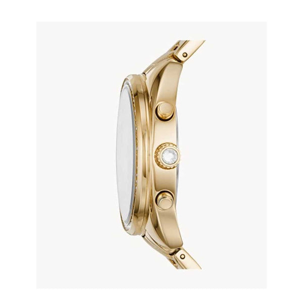 Reloj Fossil Vale Mujer Acero Dorado - Vista lateral