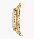 RYE Reloj Fossil Rye Mujer Acero Inoxidable Dorado - Vista trasera