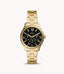 BQ3757-RYE Reloj Fossil Rye Mujer Dorado Esfera Negra