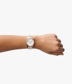 RYE Reloj Fossil Rye Mujer Acero Bicolor Esfera - Vista lateral