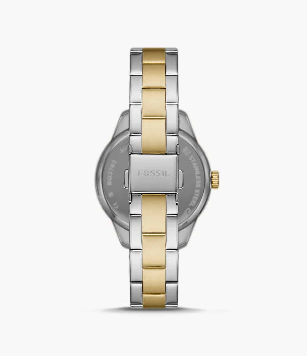 RYE Reloj Fossil Rye Mujer Acero Bicolor Esfera - Detalle de esfera