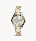 RYE Reloj Fossil Rye Mujer Acero Bicolor Esfera - Reloj original en Guatemala
