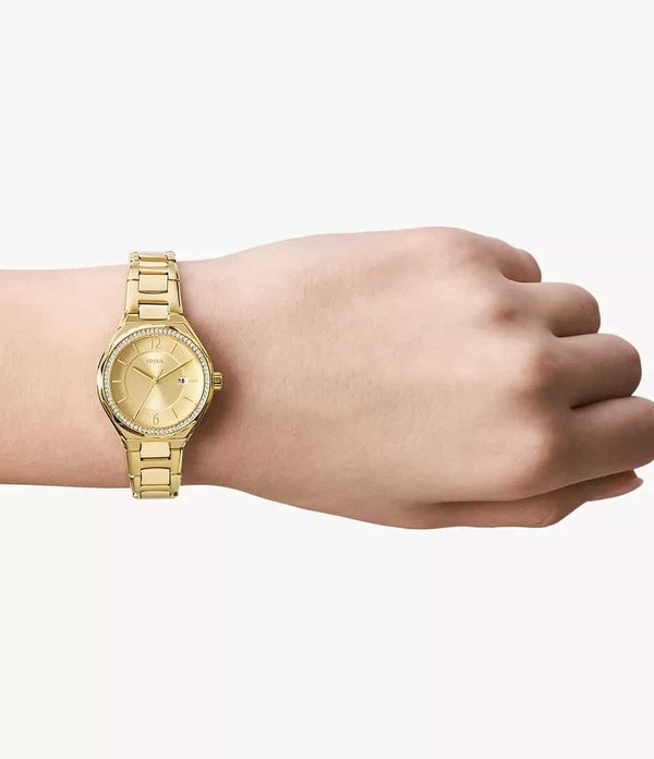 Reloj Fossil Eevie Mujer Acero Inoxidable Dorado - Vista lateral