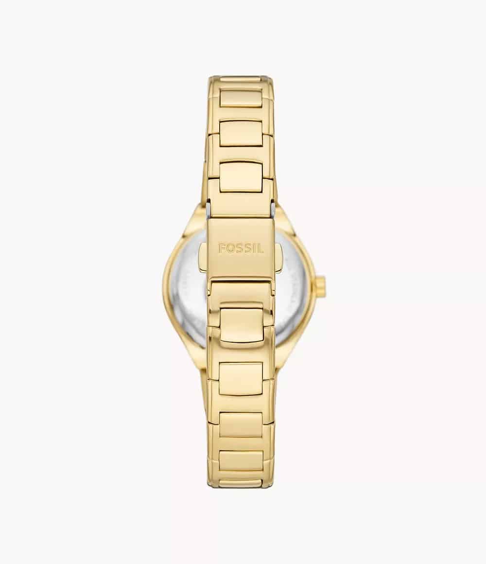 Reloj Fossil Eevie Mujer Acero Inoxidable Dorado - Detalle de esfera