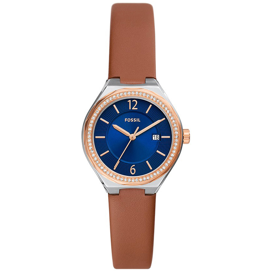 Reloj Fossil Eevie Mujer Correa Piel Marrón - Reloj original en Guatemala