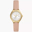BQ3804 Reloj Fossil Eevie Mujer Cuero Rosa Dorado